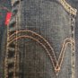 Levi's Women's Crop Capri Blue Denim Jean Shorts Size 4