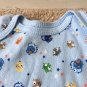 Faded Glory 2-Piece Pants & Snap Crotch Shirt Set Baby Boys Size 0-3 Months