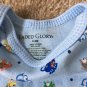 Faded Glory 2-Piece Pants & Snap Crotch Shirt Set Baby Boys Size 0-3 Months