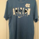 Nike Dri-Fit North Carolina Tarheels Men's Short Sleeve T-Shirt Size Medium Blue