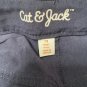 Cat & Jack Boys Quick-Dry Chino Shorts Blue Size 12 Husky Adjustable Waist