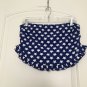 Body Rage Women's Star Theme Size Large Swimsuit Skirt Blue White