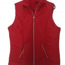 Hannah Women's Full Zip Vest Jacket Size Large Red Hannah Women's Full Zip Vest Jacket Size Large Red