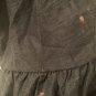 A New Day Plus Size 3X Flutter Sleeve Midi Dress Tie Back Black