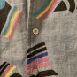 Men's Take Pride Multiflag Blue Denim Jean Button Up Shirt Top