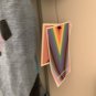 Men's Take Pride Multiflag Blue Denim Jean Button Up Shirt Top