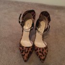 Anne Michelle Women's Dress High Heels Leopard Print Shoes MISMATCH SIZES 7 & 8
