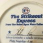 1993 Nolan Ryan Strikeout Express Plate Baseball Hamilton