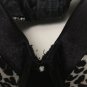 Vanity Fair Women's Leopard Print Bra Top Lace Underwire Size 36C