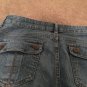 Lee Women's Crop Capri Blue Denim Jeans Size 12 Pants Bottoms