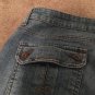 Lee Women's Crop Capri Blue Denim Jeans Size 12 Pants Bottoms