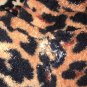 Bobbie Brooks Women's Leopard Print Fleece Pajama Lounge Pants Size Large