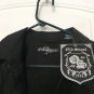Old Skool Casual Button Down Shirt Top Big Men's Size 2XL Black Blue