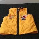 Sesame Street Toddler Boys Full Zip Vest Jacket Size 4T Gold