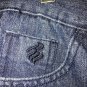 Rocawear Boys Blue Red Destroyed Holes Jean Shorts Size 16