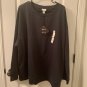 Ava & Viv Women's Plus Size Sweatshirt Size 2X Dark Charcoal Gray