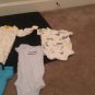 Carter's Newborn Baby Snap Crotch Shirts 5 Pieces