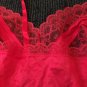 Vanity Fair Women's Cami Slip Top Shirt Size 34 Red