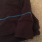 American Eagle Men's Striped Polo Shirt Size Large Brown Blue