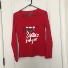 Joe Boxer Women's Christmas Long Sleeve Pajama Shirt Top Size Large Red Joe Boxer Women's Christmas Long Sleeve Pajama Shirt Top Size Large Red