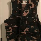 Game Winner Men's Button Front Hunting Vest Size XL (46/46) Camouflage