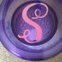 Hard Plastic Monogram Custom Personalized Name Cup Purple Clear