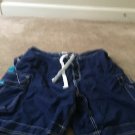 Op Men's Lined Swimsuit Shorts Size Large Blue White Stripe Op Men's Lined Swimsuit Shorts Size Large Blue White Stripe