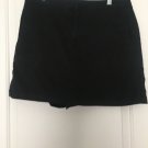 Dockers Women's Casual Skort Size 12 Black Skirt