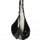 Apparel Women's Swimsuit Bra Top Black White Size Large