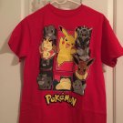 Pokemon Boys Short Sleeve T-Shirt Shirt Size 2XL 18 Red