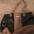 Nine West Women's Handbag Purse Black Shoulder Bag Tan Black