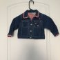 Faded Glory Button Up Blue Jean Jacket Toddler Girls Size 2T