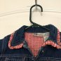 Faded Glory Button Up Blue Jean Jacket Toddler Girls Size 2T