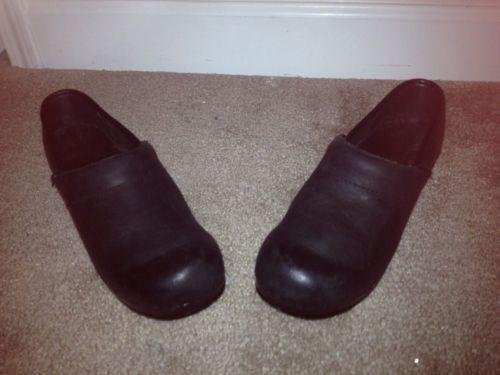 Bjorndal Leather Clog Uniform Shoes Women's Size 8 Black