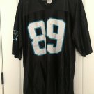 Carolina Panthers Football Jersey Steve Smith #29 Men's Size XL Black Blue White