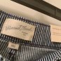 Universal Thread Unisex Adult Blue White Pinstriped Denim Jeans Size 4/27