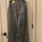 Universal Thread Unisex Adult Blue White Pinstriped Denim Jeans Size 4/27