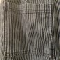 Universal Thread Unisex Adult Blue White Pinstriped Denim Jeans Size 4/27