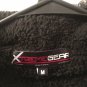 Xtreme Gear Men's Full Zip Faux Fur Lined Hoodie Size Medium Gray Black