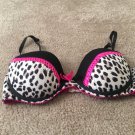 Women's Leopard Animal Print Underwire Bra Size 6C Multicolor Women's Leopard Animal Print Underwire Bra Size 6C Multicolor