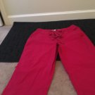 St. Johns Bay Women's Capri Pants Size 12 Red