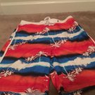 Joe Boxer Men's Graphic Print Swim Shorts Size Large Multicolor