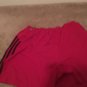 adidas Men's Active Wear Shorts Size XL Red Black Striped