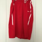 Nike Dri-Fit Men's Active Wear Shorts Size Large Red White