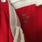 Nike Dri-Fit Men's Active Wear Shorts Size Large Red White