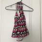 Faded Glory Women's Geometric Print Swim Top Size Small Multicolor