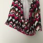 Faded Glory Women's Geometric Print Swim Top Size Small Multicolor