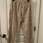 2 Piece Meg & Lilly Women's Leopard Print Pajama Set Size Large Multicolor