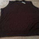 Blue Ocean Collection Men's Sweater Vest Size 2XL Brown