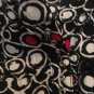 Southern Lady Women's Print Button Down Short Sleeve Blouse Top Size Medium